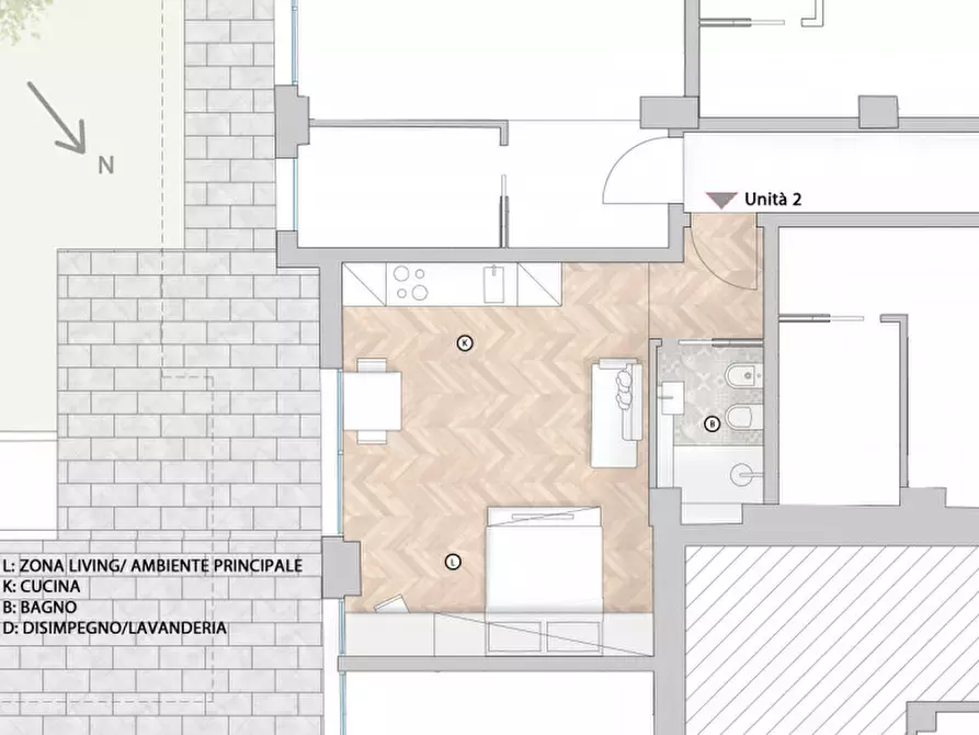 Immagine 10 di Appartamento in vendita  in Via della Gabella a Bologna