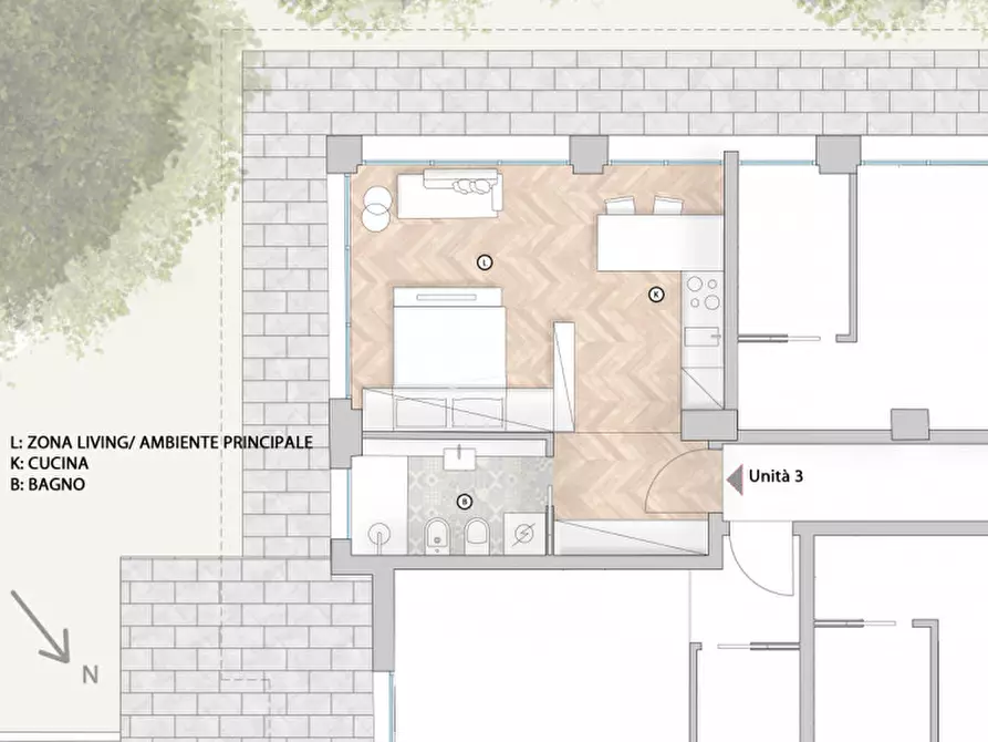 Immagine 10 di Appartamento in vendita  in Via della Gabella a Bologna