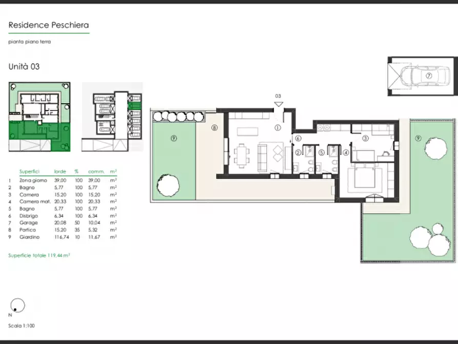 Immagine 7 di Appartamento in vendita  in Via Peschiera a Thiene