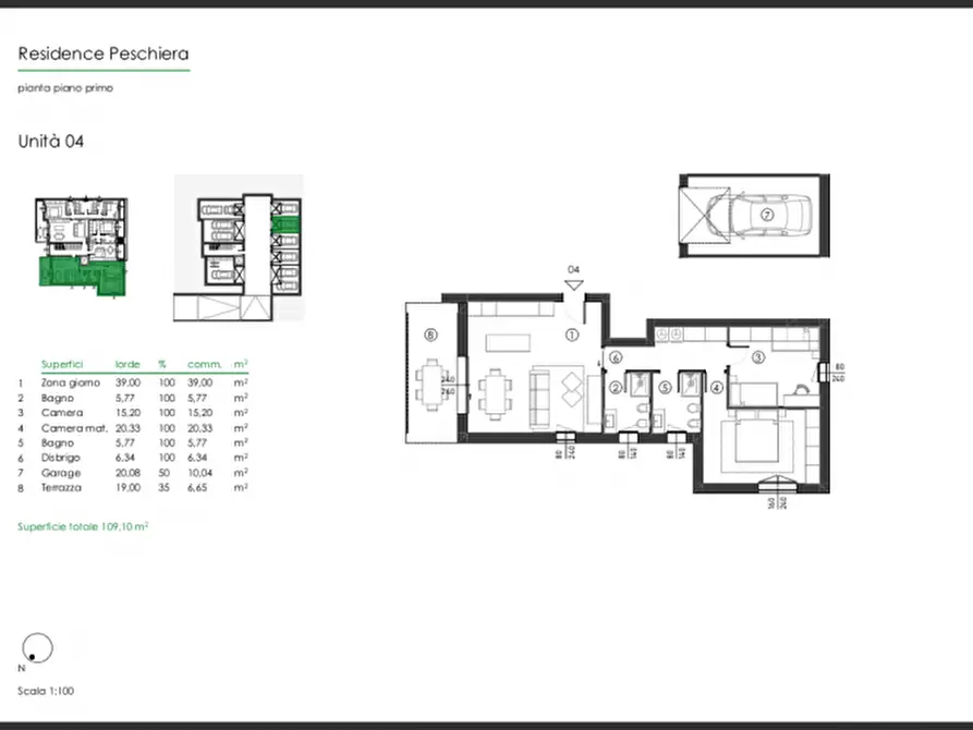Immagine 7 di Appartamento in vendita  in Via Peschiera a Thiene