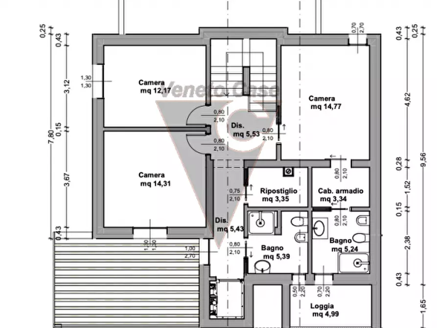 Immagine 13 di Casa indipendente in vendita  a Dolo