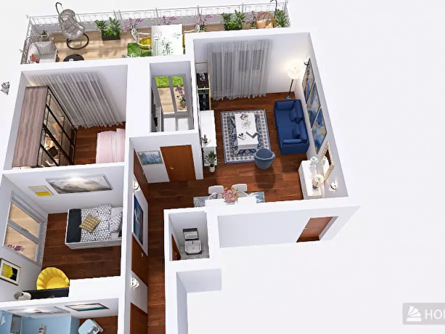 Immagine 5 di Attico in vendita  in Viale dei Colli Portuensi a Roma