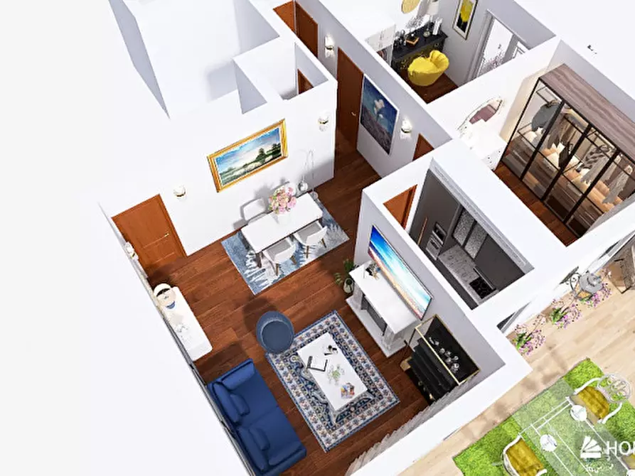 Immagine 8 di Attico in vendita  in Viale dei Colli Portuensi a Roma