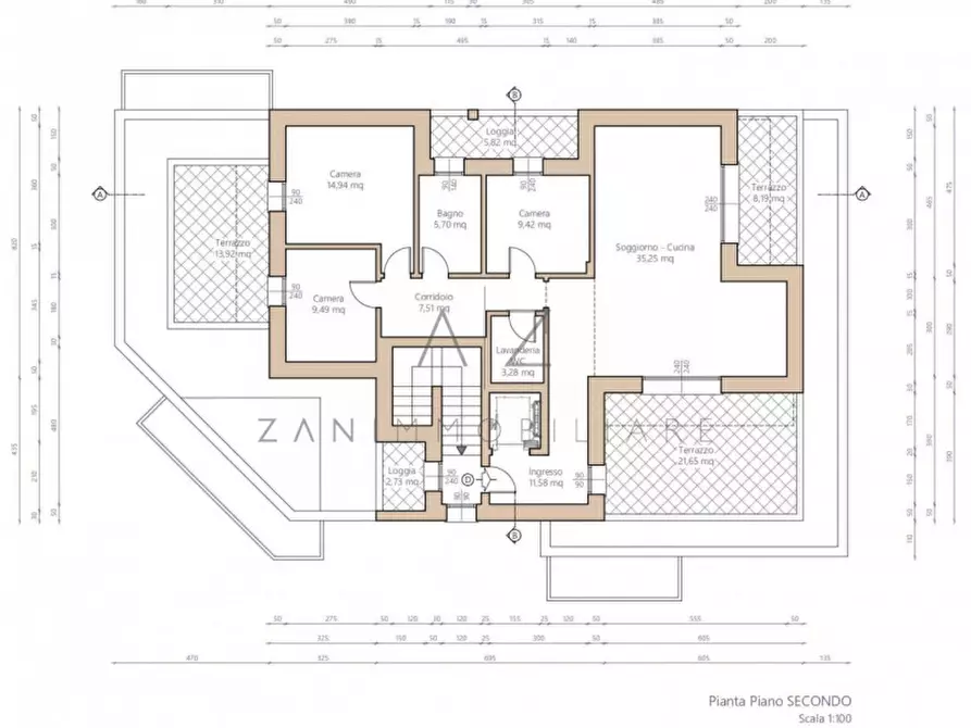 Immagine 2 di Attico in vendita  in Via San Francesco a Cassola