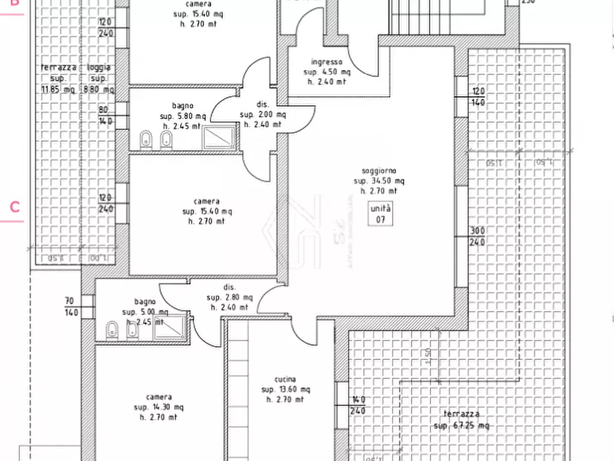 Immagine 8 di Appartamento in vendita  in Via San Leopoldo a Albignasego