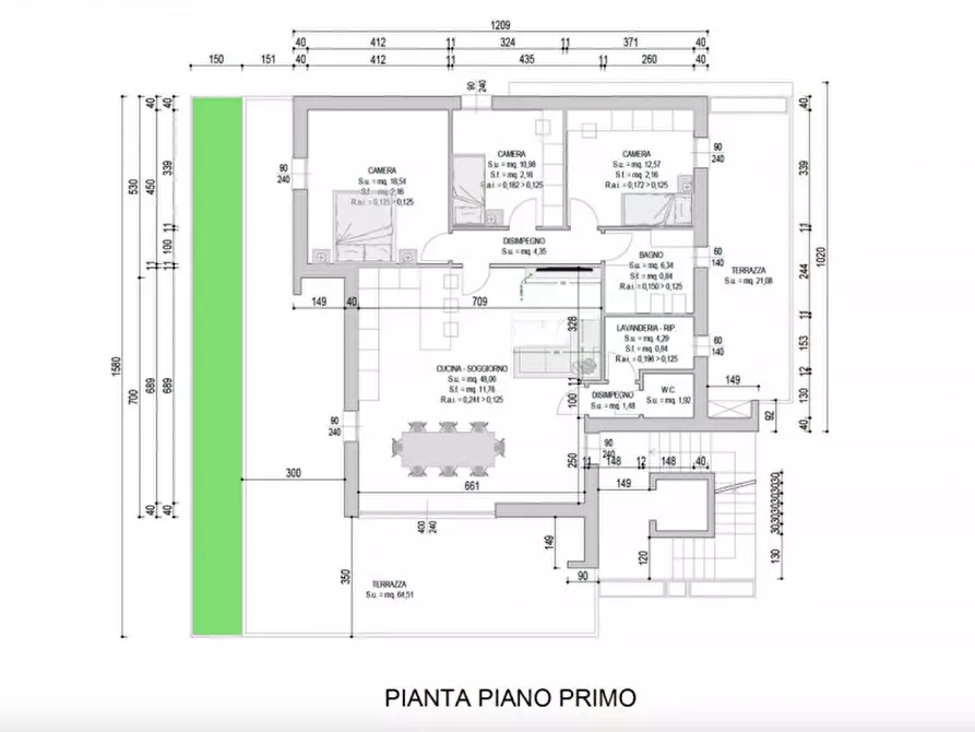Immagine 4 di Appartamento in vendita  a Castelfranco Veneto