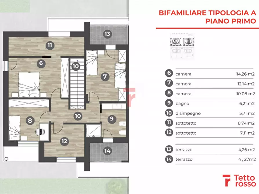 Immagine 14 di Casa bifamiliare in vendita  in Via Salboro a Padova