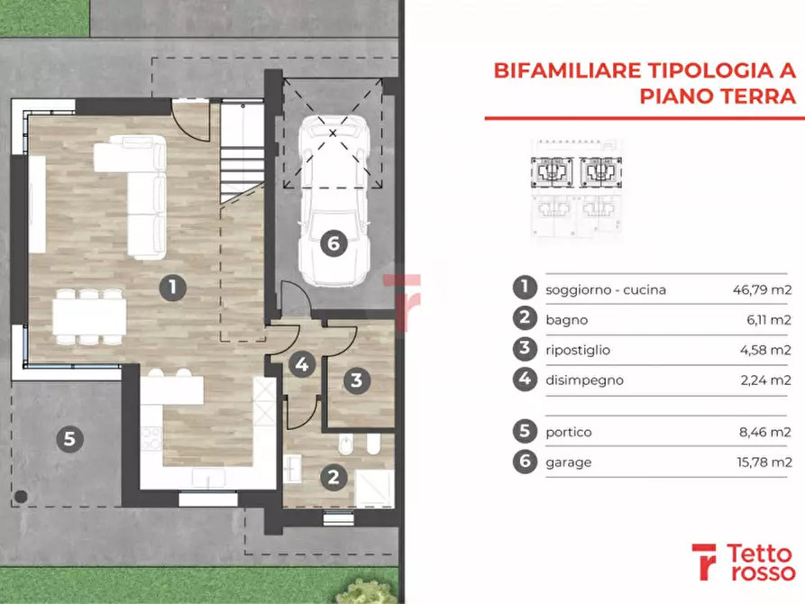 Immagine 15 di Casa bifamiliare in vendita  in Via Salboro a Padova