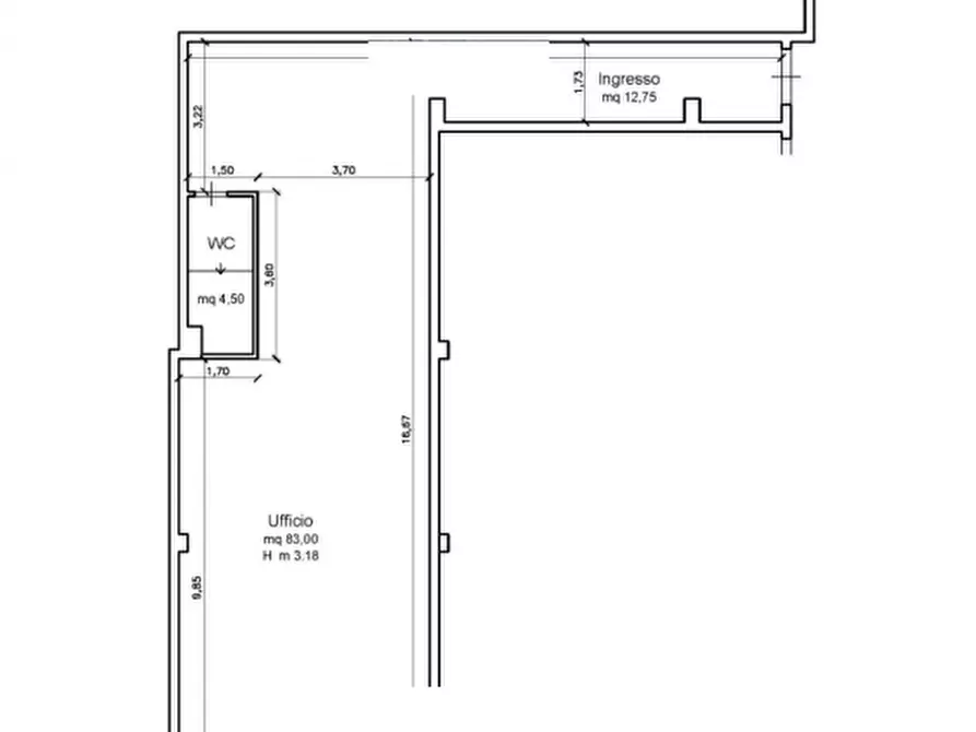 Immagine 16 di Ufficio in vendita  in Via Tuscolana a Roma