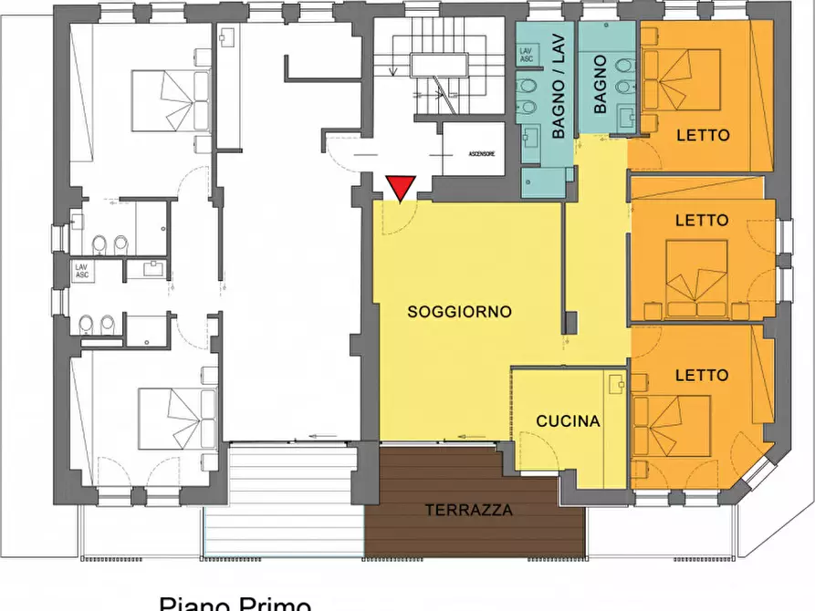 Immagine 2 di Appartamento in vendita  in Viale Regina Margherita a Rovigo