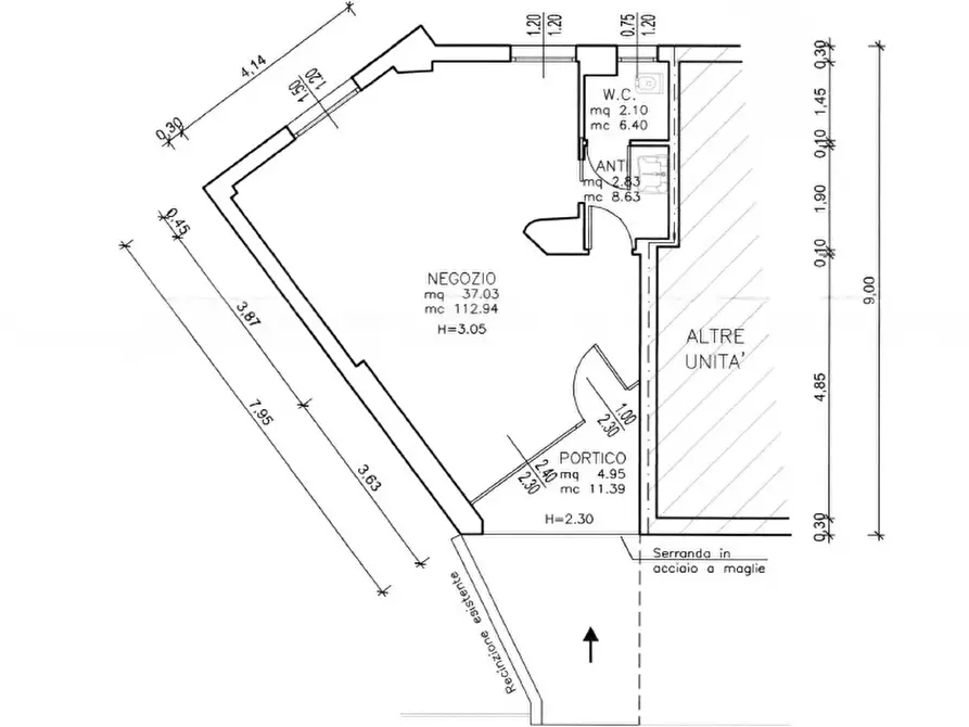 Immagine 7 di Negozio in vendita  in Via Jacopo Facciolati a Padova