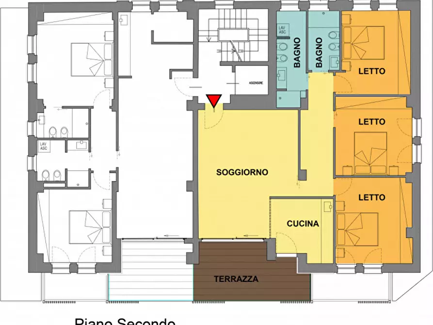 Immagine 2 di Appartamento in vendita  in Viale Regina Margherita a Rovigo