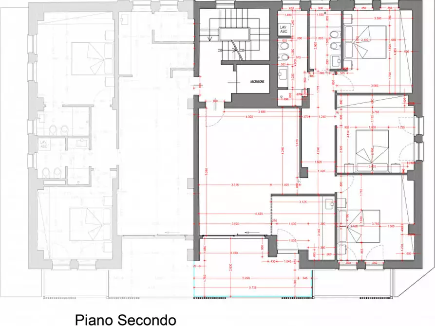 Immagine 6 di Appartamento in vendita  in Viale Regina Margherita a Rovigo