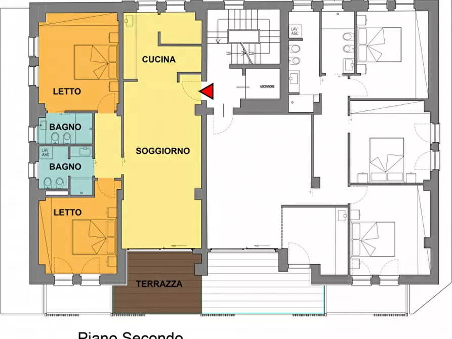 Immagine 2 di Appartamento in vendita  in Viale Regina Margherita a Rovigo