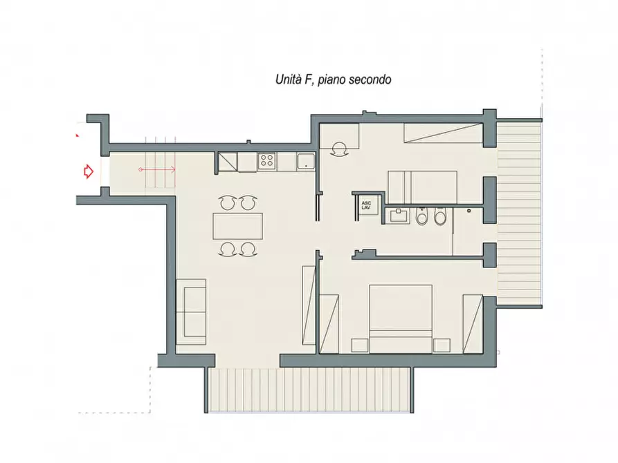 Immagine 4 di Appartamento in vendita  in Via Marco Polo a Rovigo