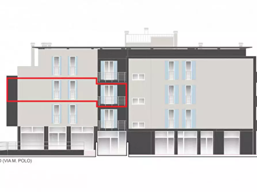 Immagine 1 di Appartamento in vendita  in Via Marco Polo a Rovigo