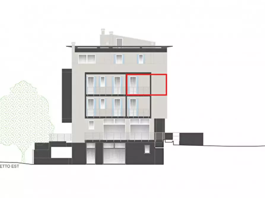 Immagine 2 di Appartamento in vendita  in Via Marco Polo a Rovigo