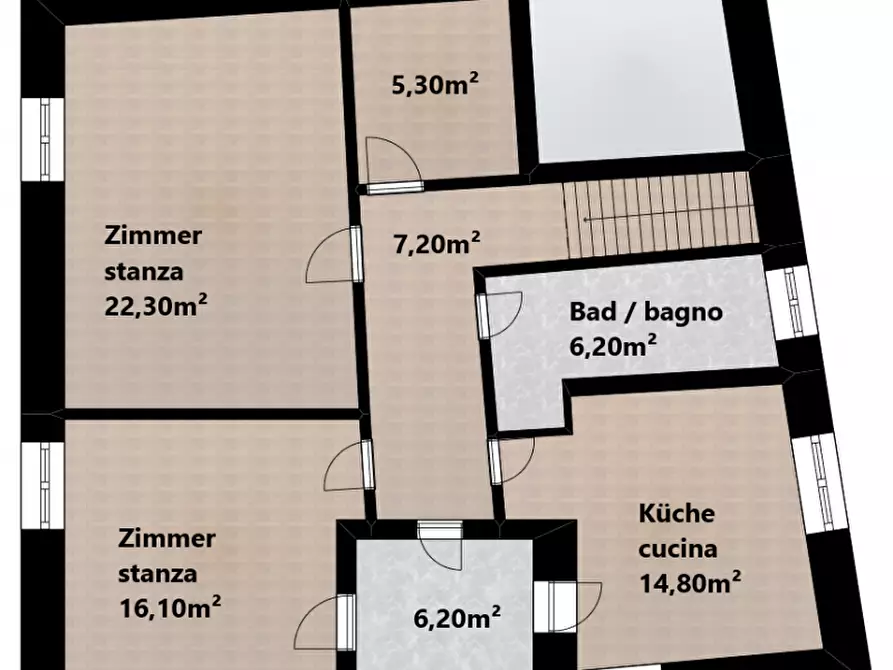 Immagine 11 di Appartamento in vendita  in Pinzoner Straße - Via Pinzano a Montagna .Montan.