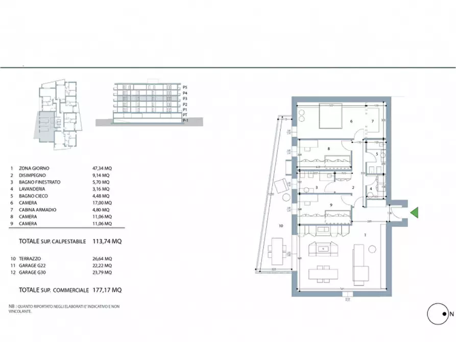 Immagine 12 di Appartamento in vendita  in Via Pilade Bronzetti a Padova