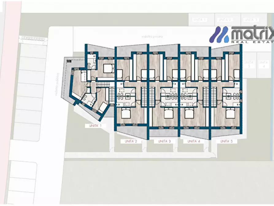 Immagine 34 di Villetta a schiera in vendita  in via padova a Vigonovo