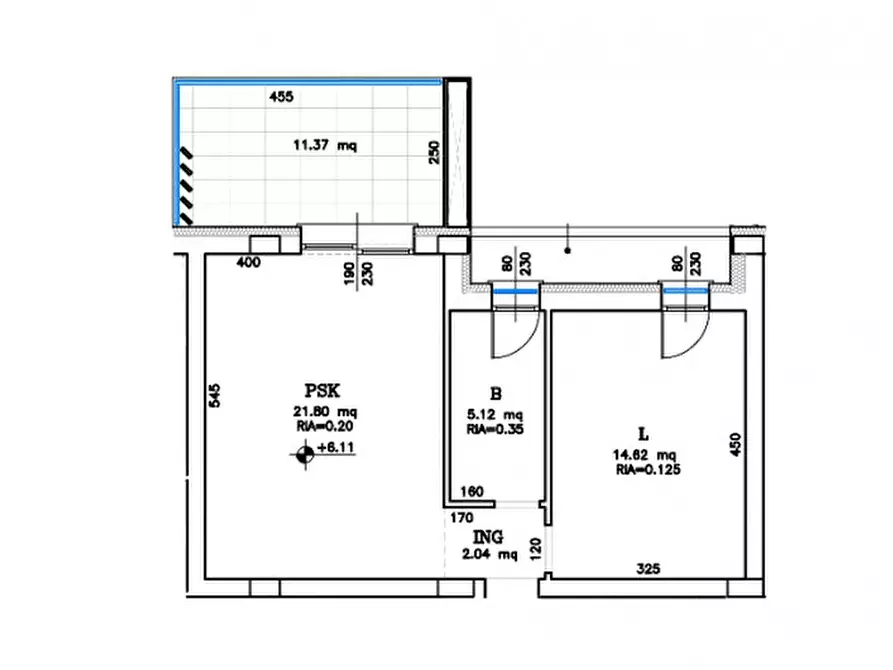 Immagine 9 di Appartamento in vendita  in Via Bibbiena a Cesena