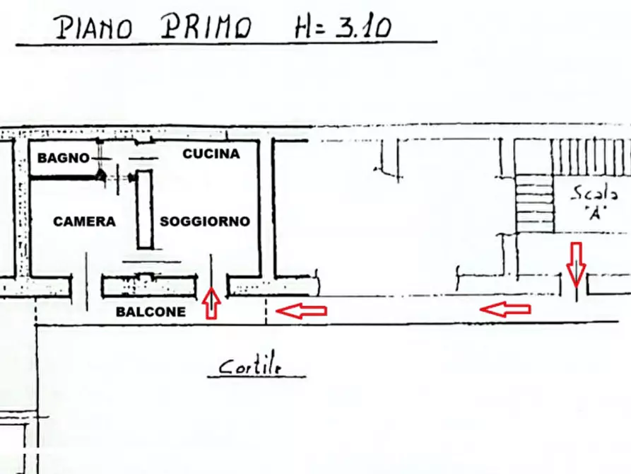 Immagine 13 di Appartamento in affitto  in Via Quintino Sella 12 a Asti