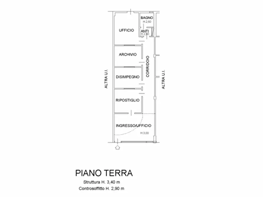 Immagine 8 di Ufficio in affitto  in VIA CARSO a Mirandola