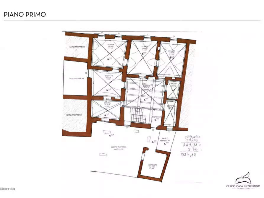 Immagine 13 di Casa indipendente in vendita  a Trento