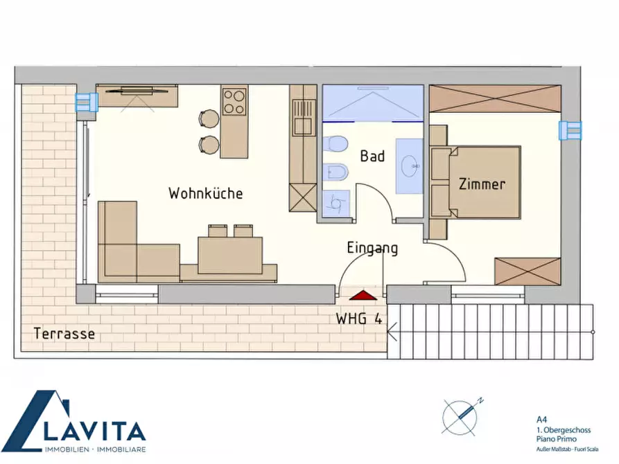 Immagine 16 di Appartamento in vendita  in Via delle Querce a Montagna .Montan.