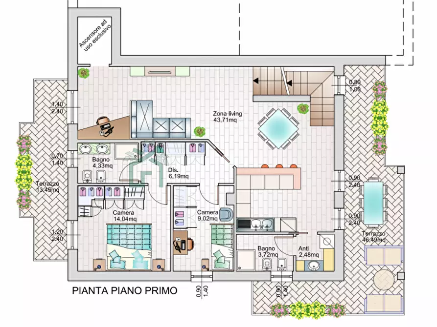 Immagine 5 di Attico in vendita  in Via Quattro Novembre a Illasi