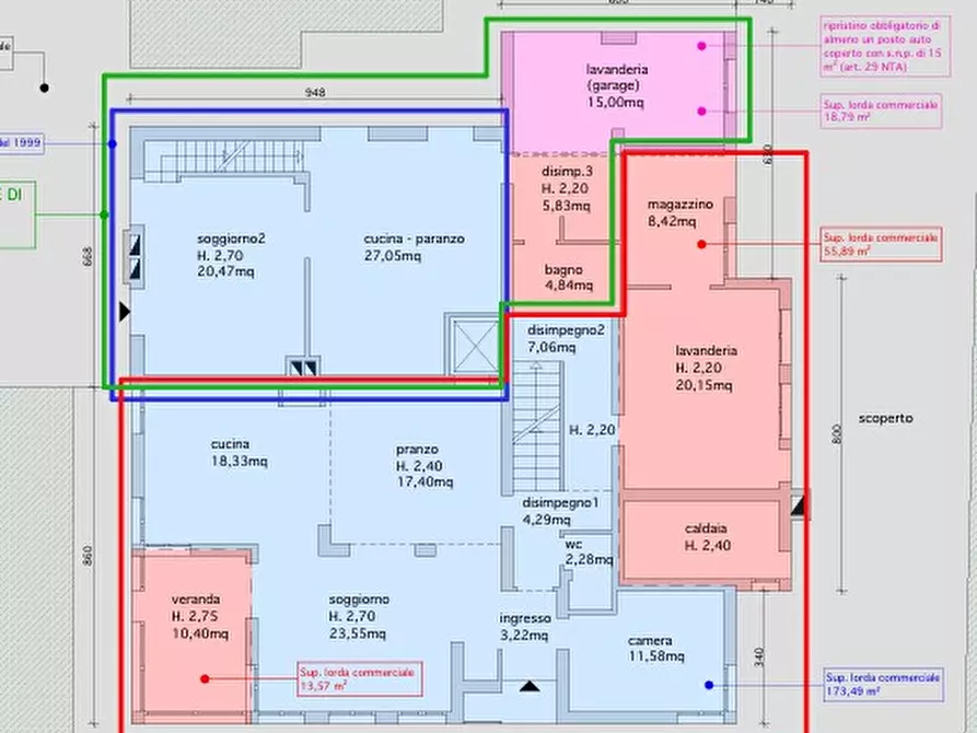 Immagine 4 di Casa bifamiliare in vendita  in Via Veronese, 6 a Dolo
