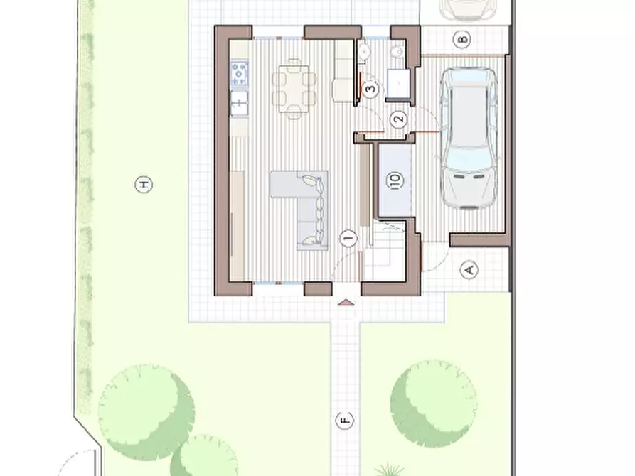 Immagine 5 di Casa bifamiliare in vendita  in via rialto a Brugine