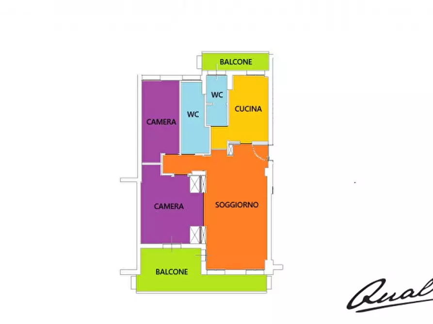 Immagine 34 di Appartamento in vendita  in Via Angelica Balabanoff a Roma