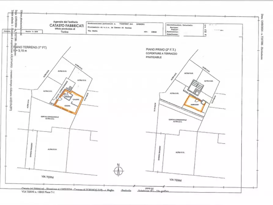 Immagine 36 di Loft/Open space in vendita  in Via Terni, 12 a Torino
