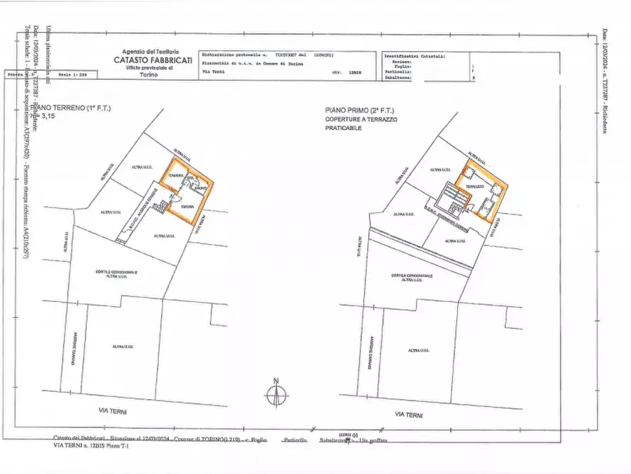 Immagine 38 di Loft/Open space in vendita  in Via Terni, 12 a Torino