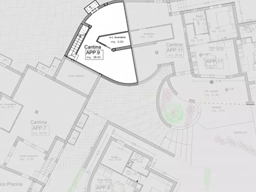 Immagine 15 di Appartamento in vendita  in via del Giglio a Olbia