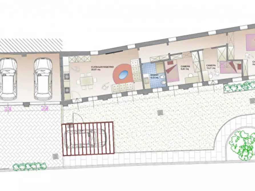 Immagine 2 di Villetta a schiera in vendita  a Cornuda