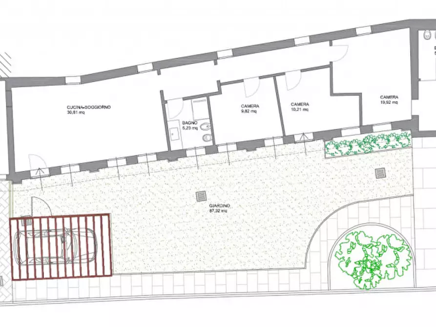 Immagine 3 di Villetta a schiera in vendita  a Cornuda