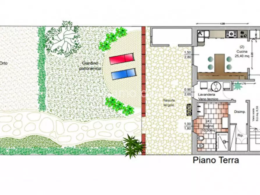 Immagine 22 di Villetta a schiera in vendita  a Prato