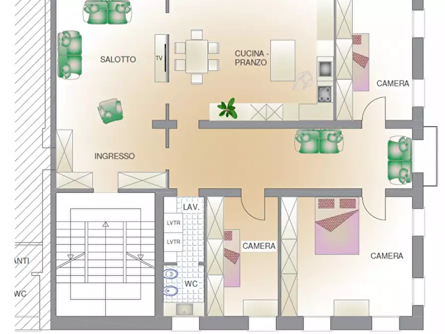 Immagine 5 di Palazzo in vendita  in VIA ZANINI, 2 a Cornuda