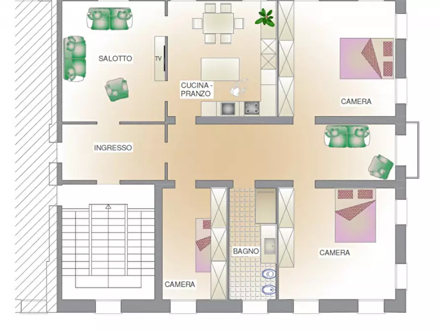 Immagine 4 di Palazzo in vendita  in VIA ZANINI, 2 a Cornuda