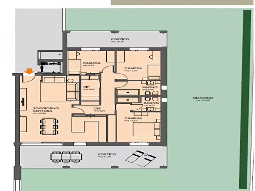 Immagine 9 di Appartamento in vendita  in Via Andrea Gritti a Treviso