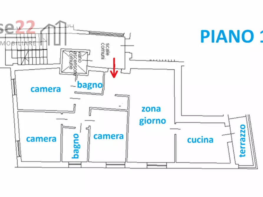 Immagine 14 di Appartamento in vendita  a Vicenza