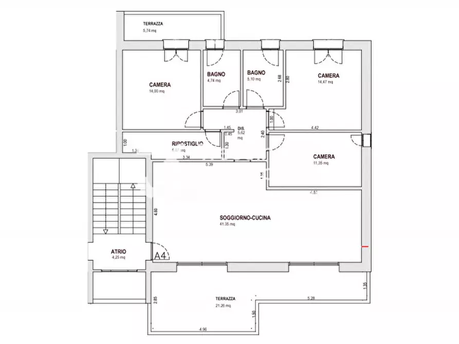 Immagine 14 di Appartamento in vendita  in Via San Pio X a Istrana
