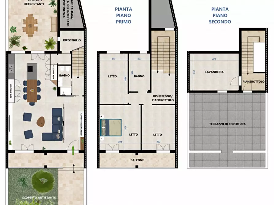 Immagine 33 di Villetta a schiera in vendita  in Via Michelangelo Buonarroti 45 a Cavallino