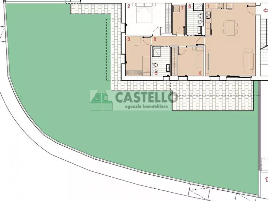 Immagine 26 di Appartamento in vendita  in Via Aurelia a Loreggia