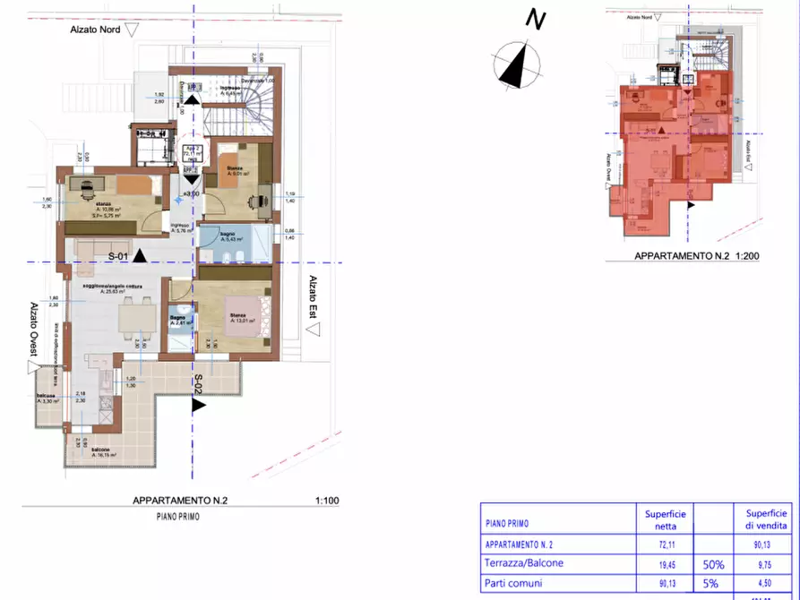 Immagine 6 di Appartamento in vendita  in Via Brennero - Brennerstraße a Laives .Leifers.