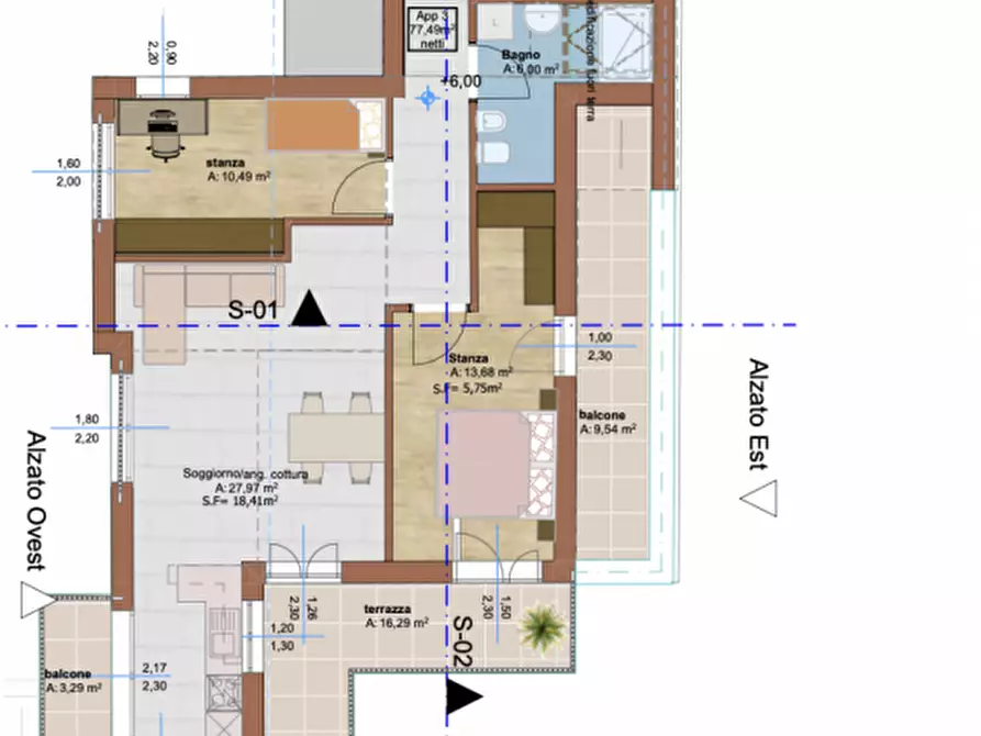 Immagine 18 di Appartamento in vendita  in Via Brennero - Brennerstraße a Laives .Leifers.
