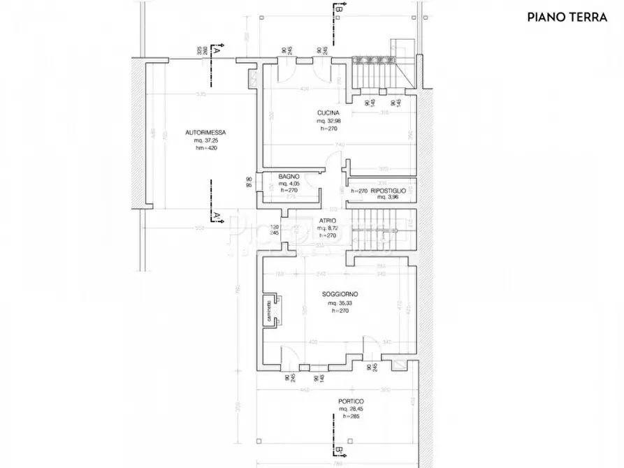 Immagine 27 di Casa bifamiliare in vendita  in via Fratta a Fonte