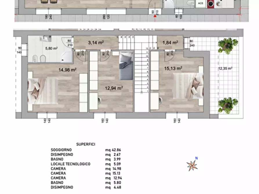 Immagine 15 di Casa trifamiliare in vendita  in Via Monte Rua a Selvazzano Dentro